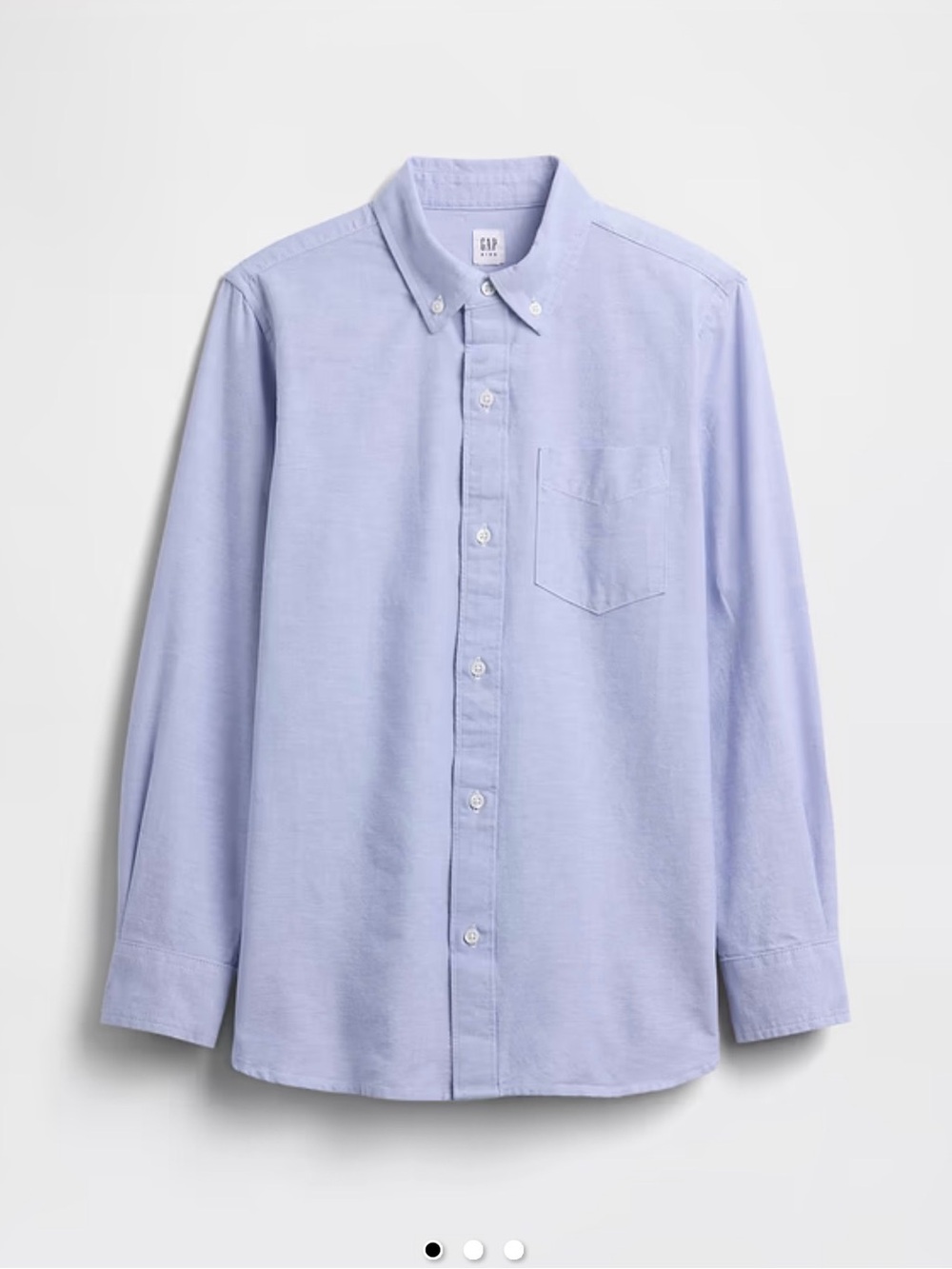 GAP Light Blue Button-Down Oxford Shirt